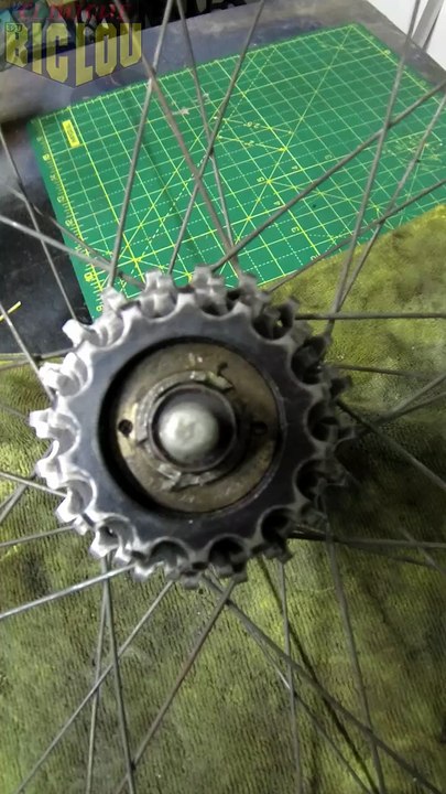 FAIL !!! le démontage de la roue libre ne s'est pas passé comme prévu ...