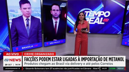 Facções podem estar ligadas aos crimes com metanol em São Paulo | TEMPO REAL