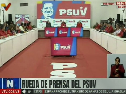 Sec. Gral. PSUV Cabello: Tenemos varias semanas de movilización permanente en toda Venezuela