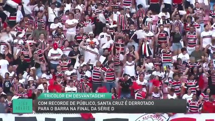 Com recorde de público, Santa Cruz é derrotado para o Barra na final da Série D