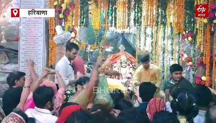 छोटी काशी भिवानी के मंदिरों में उमड़ रहा श्रद्धालुओं का हुजूम, भक्तों ने की मां काली की पूजा