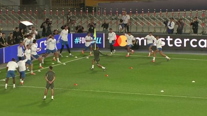 Xabi Alonso leads real Madrid training ahead of trip to Kairat