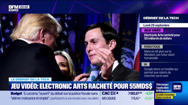 Jeux vidéo : Electronic Arts racheté pour 55 milliards de dollars - 29/09