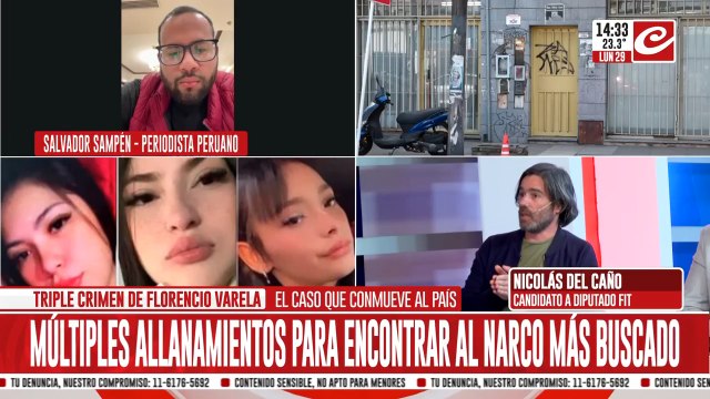 Nicolás Del Caño: Muchas veces los narcos financian campañas electorales