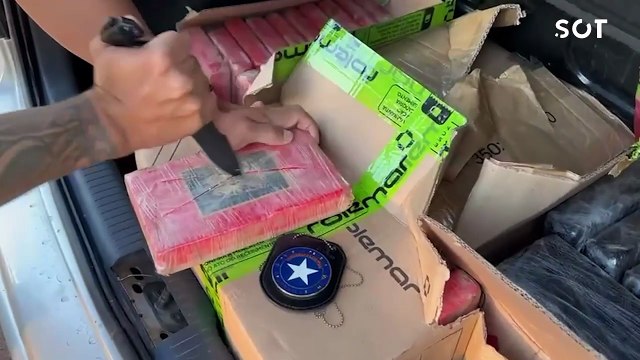 Receita Federal intercepta carro em Medianeira com quase 100 kg de drogas escondidos no porta-malas