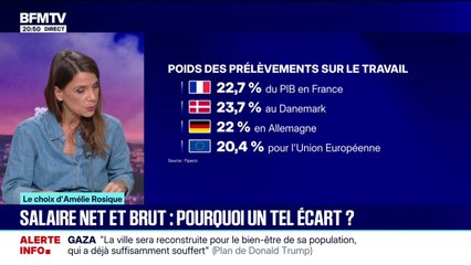 LE CHOIX D'AMÉLIE - Pourquoi y a-t-il un tel écart entre le salaire net et le salaire brut?