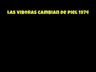 Las Viboras Cambian de Piel (1974)Western  ESPAÑOL