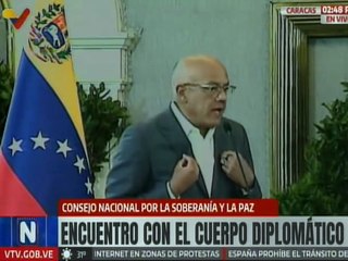 Pdte. de la AN Rodríguez: Es nuestro deber y nuestra obligación insistir en la defensa de la Paz