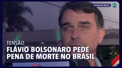 Flávio ataca Lula e pede pena de morte contra corruptos no Brasil