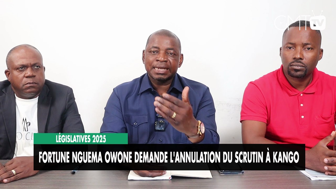 [#Déclaration] Fortune Nguema Owone, candidat PDG aux législatives, 1er siège département du Komo-Kango