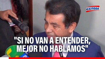 Tomás Gálvez pierde los papeles tras ser consultado por salida de fiscales que investigaban a Juan José Santiváñez