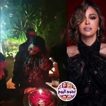 زوج داليا البحيري يحتضنها ويُقبّلها في عيد ميلادها