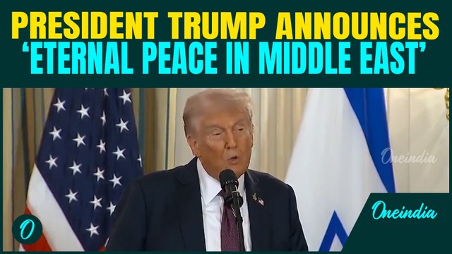 Trump announces ‘Principles for Eternal Peace in Middle East’ after meeting with Netanyahu |Gaza War