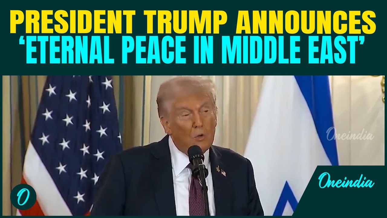 Trump announces ‘Principles for Eternal Peace in Middle East’ after meeting with Netanyahu |Gaza War