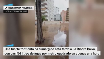Las imágenes de las lluvias en España este lunes