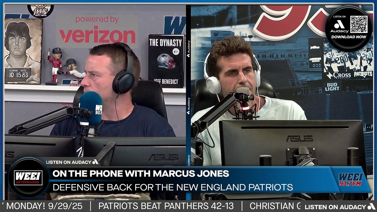 WEEI Afternoons: Marcus Jones joins the show