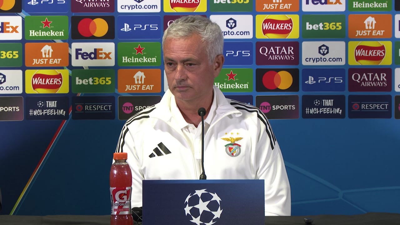 Mourinho on his Chelsea success and their future as he leads Benfica side looking for an upset