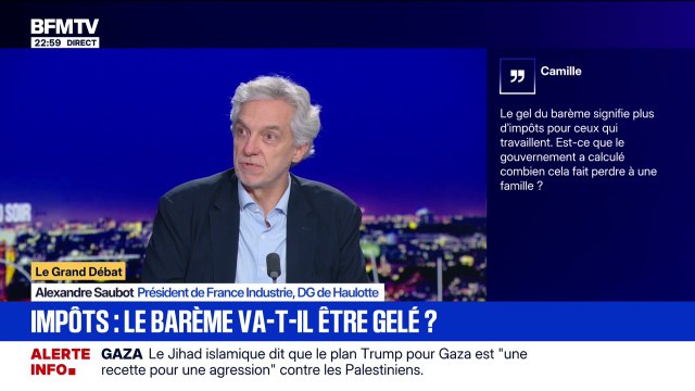 Économie: Le sujet de la France, il est simple, c'est notre décrochage depuis 20 ans en termes de création de richesse , estime Alexandre Saubot, président de France Industrie