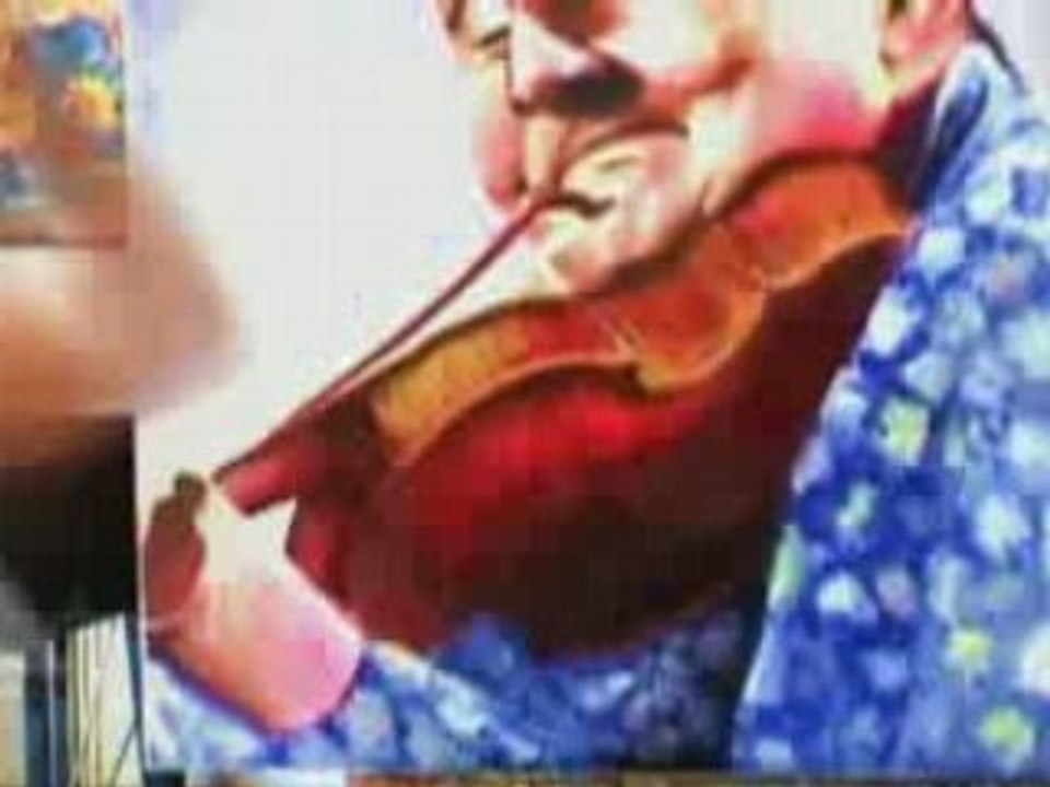 Speed Oil Painting  -GRAPPELLI Portrait - Stephanie Valentin