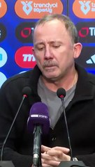 Sergen Yalçın: "Zor bir pozisyondayız, 3 puan önemli"