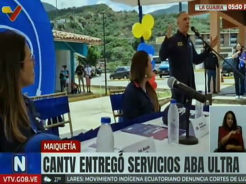 La Guaira | Cantv favoreció con el servicio ABA Ultra a los habitantes de Brisas de Maiquetía