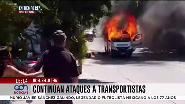 Continúan ataques a transportistas en Chilpancingo, pese a operativo de seguridad