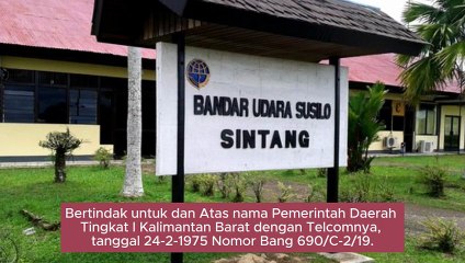 Ahli Waris Kerajaan Suku Dayak Sintang Ade Mohammad Djohan Minta Kembalikan Bekas Lahan Bandara Susilo di Sungai Durian, Kecamatan Sintang, Kabupaten Sintang, Provinsi Kalimantan Barat meluas 55 hektar dipinjam pakai sejak tahun 1953