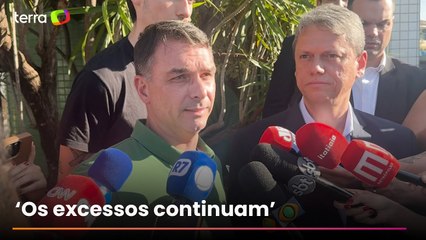 Flávio Bolsonaro pede 'autocontenção' do STF a Fachin em dia de posse
