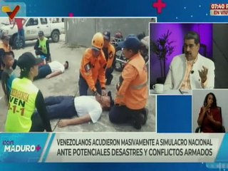 Presidente Nicolás Maduro: Hay que prepararse para circunstancias naturales o antinaturales