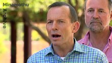 Tony Abbot at Aurukun school on DI