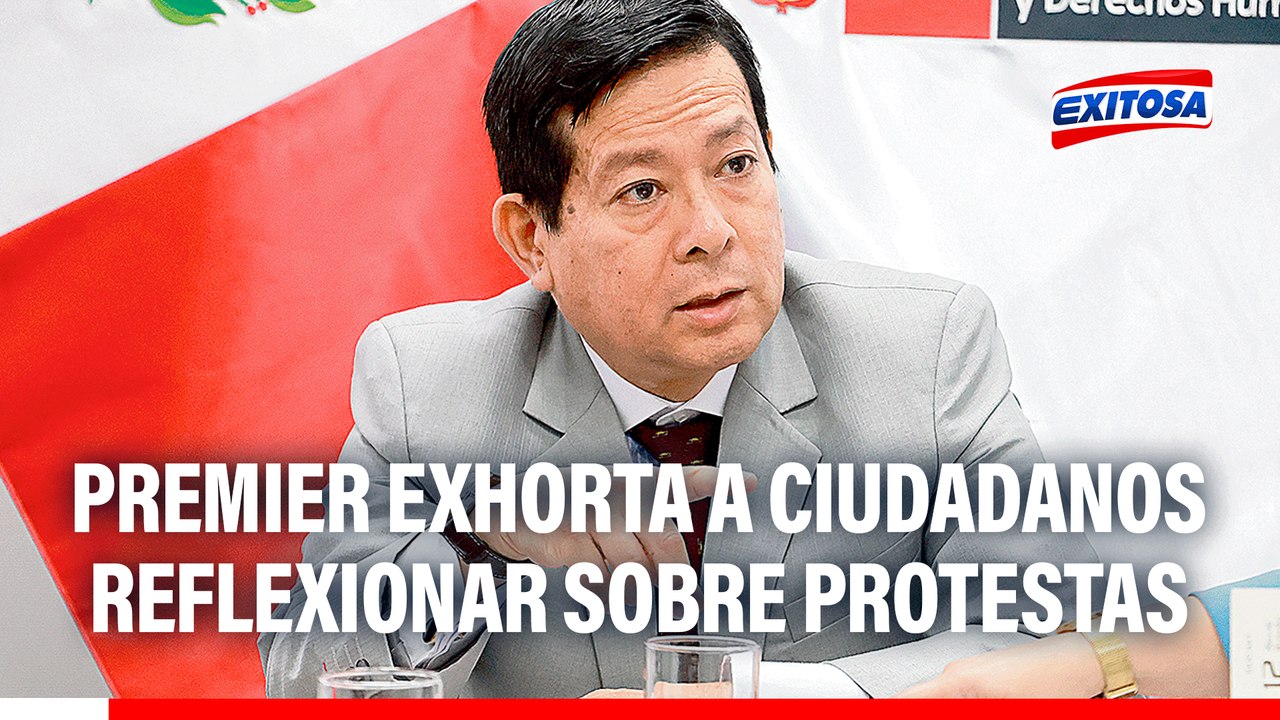 Premier Arana exhorta a jóvenes de 'Generación Z' y transportistas reflexionar sobre protestas