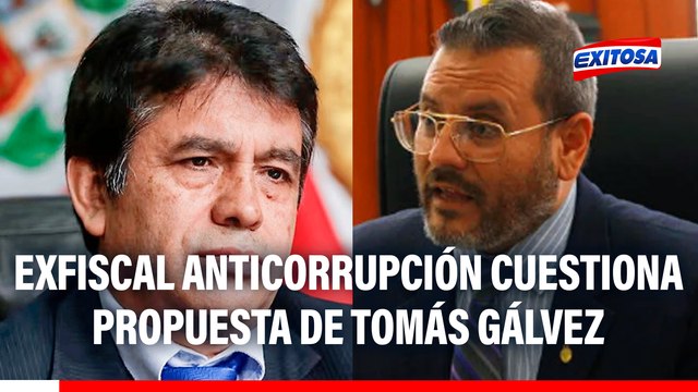 Tomás Gálvez plantea anular equipos especiales para satisfacer al sector político , según Salas