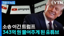 결국 유튜브도 '백기'...트럼프에 343억 원 물어주기로 합의 [지금이뉴스] / YTN