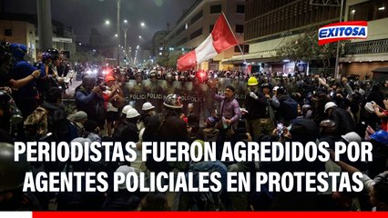 Periodistas sufrieron ataques en protestas: El 95% son responsabilidad de policías, afirma ANP