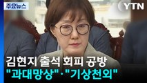 김현지 국정감사 출석 회피 공방...