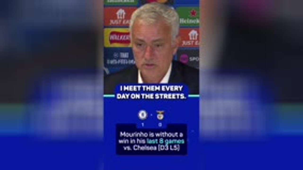 'A relationship FOREVER' - Mourinho hails Chelsea fans despite loss with Benfica