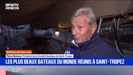 Les plus beaux bateaux du monde réunis à l'occasion des Voiles de Saint-Tropez