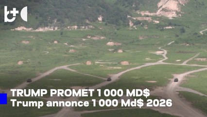 Les États-Unis investiront 1 000 milliards de dollars dans l'armée