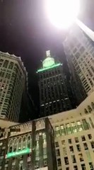 بالفيديو هطول كثيف للأمطار على الحرم بمكة المكرمة