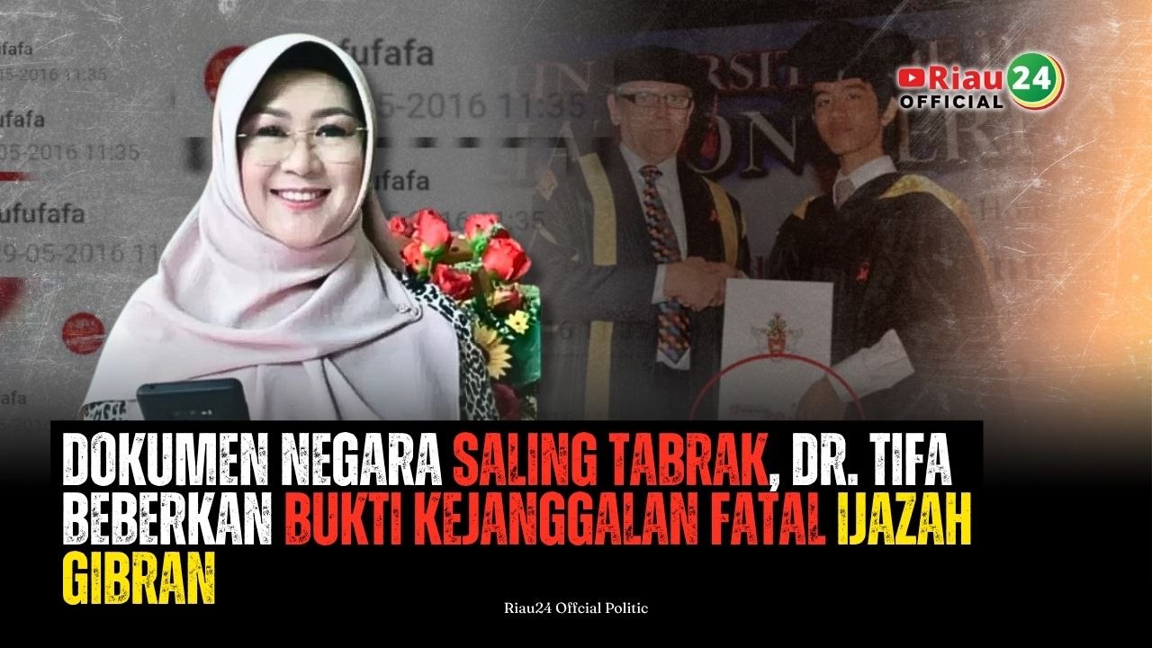 Dokumen Negara Saling Tabrak, Dr. Tifa Beberkan Bukti Kejanggalan Fatal Ijazah Gibran