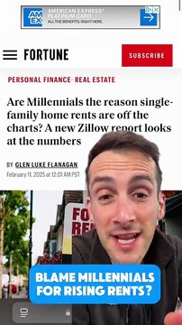 Blame Millennials for Rising Rents-