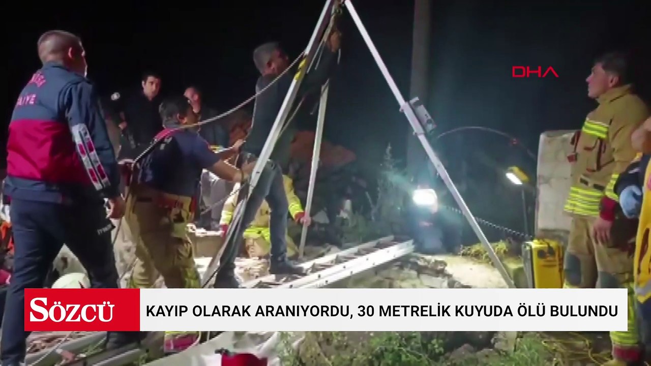 3 gündür aranan kişinin 30 metrelik kuyuda cesedi bulundu