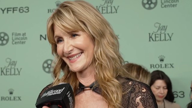 Laura Dern on Working With Noah Baumbach in 'Jay Kelly': It's the Time of My Life | THR Video