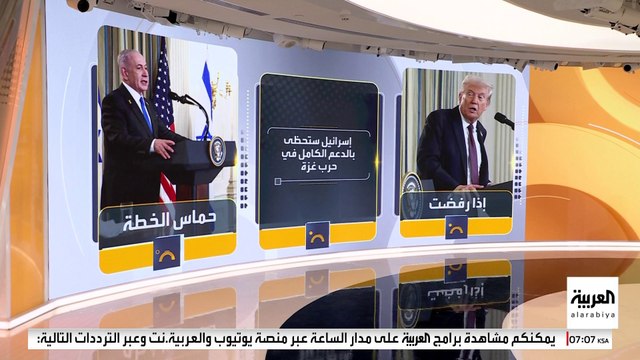 ترمب: إسرائيل ستحظى بدعمي في حال رفضت حماس الخطة لإنهاء الحرب