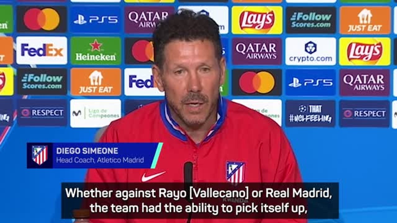 'The team had the ability to pick itself up' - Simeone on Atletico turnaround