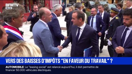 Sébastien Lecornu ambitionne de diminuer certains impôts