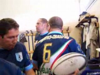 Dans les vestiaires