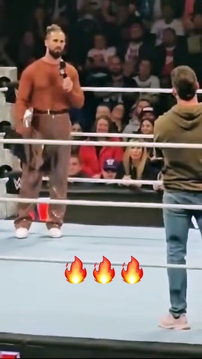 Seth Rollins Confronts CM Punk - WWE Raw #wwe #cmpunk #sethrollins #shorts