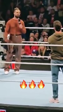 Seth Rollins Confronts CM Punk - WWE Raw #wwe #cmpunk #sethrollins #shorts