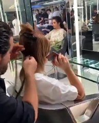 فيديو يظهر لوك شعر جديد لأصالة في بيروت